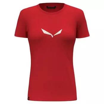 Футболка с коротким рукавом Salewa Solid Dry, красный