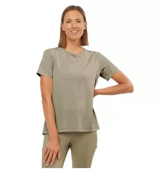 Футболка с коротким рукавом Salomon Sntial Tencel, зеленый