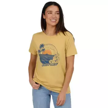 Футболка с коротким рукавом Salty Crew Beach scene b.f, желтый