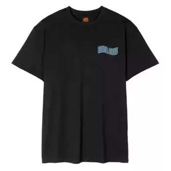 Футболка с коротким рукавом Santa Cruz Tiki hand strip, черный