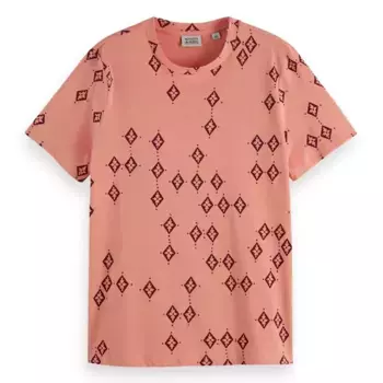 Футболка с коротким рукавом Scotch & Soda 177683, оранжевый