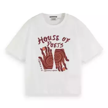 Футболка с коротким рукавом Scotch & Soda 177688, белый