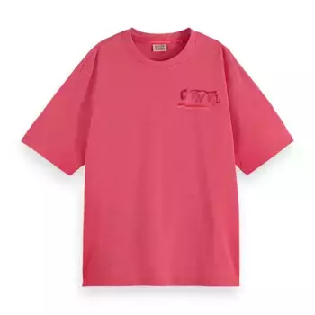 Футболка с коротким рукавом Scotch & Soda U9A00655T Loose Fit, розовый