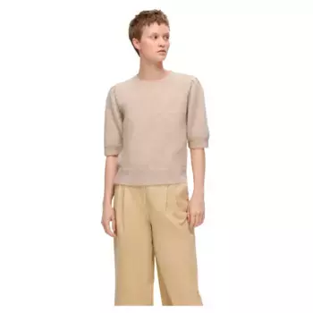 Футболка с коротким рукавом Selected Lulu, бежевый