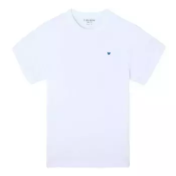 Футболка с коротким рукавом Silbon Cuadro Lettering, белый