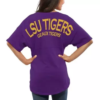 Футболка с коротким рукавом Spirit Jersey Lsu Tigers, фиолетовый