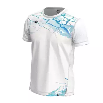 Футболка с коротким рукавом спортивная 42k Running Pangea, белый