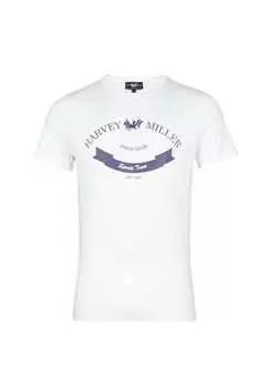 Футболка с коротким рукавом спортивная команда Harvey Miller, белый