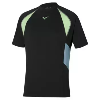 Футболка с коротким рукавом спортивная Mizuno Athletics Oversize, черный