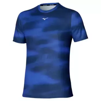 Футболка с коротким рукавом спортивная Mizuno Core Graphic, синий