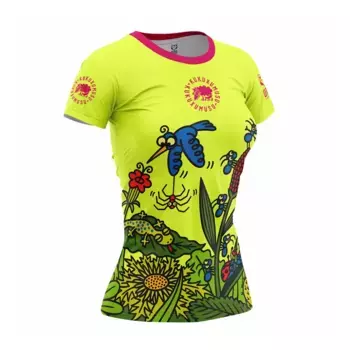 Футболка с коротким рукавом спортивная Otso Kukuxumusu Forest, желтый