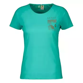 Футболка с коротким рукавом спортивная Scott Defined Dri, зеленый