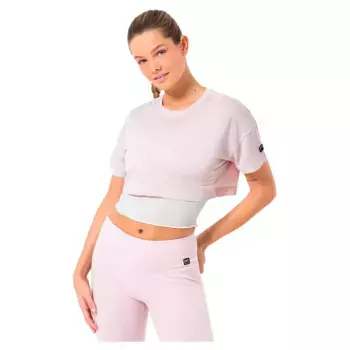 Футболка с коротким рукавом Super.natural Crop, розовый