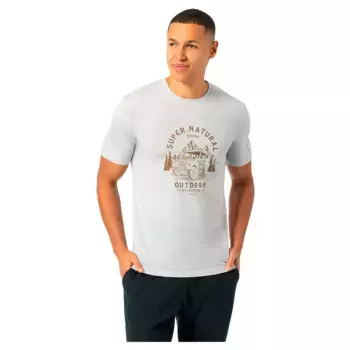 Футболка с коротким рукавом Super.natural Landi Bio, белый