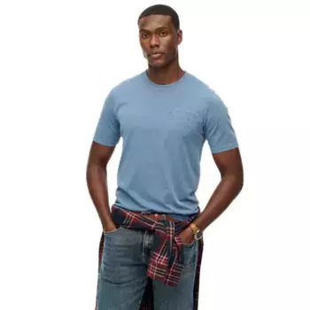 Футболка с коротким рукавом Superdry Athletic Emboss Relaxed Fit, синий