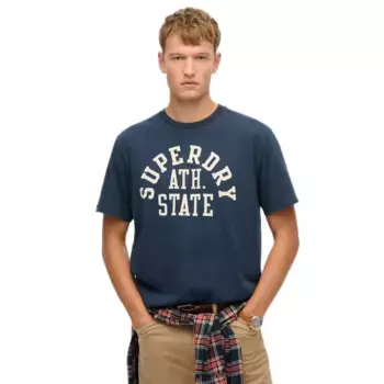 Футболка с коротким рукавом Superdry Athletic Ess, синий