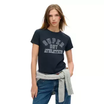 Футболка с коротким рукавом Superdry Athletic Graphic Fitted, синий