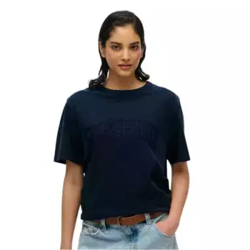 Футболка с коротким рукавом Superdry Athletic Tonal Oversized, синий