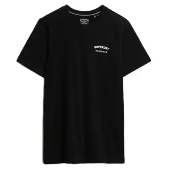 Футболка с коротким рукавом Superdry British Design Relaxed Fit, черный