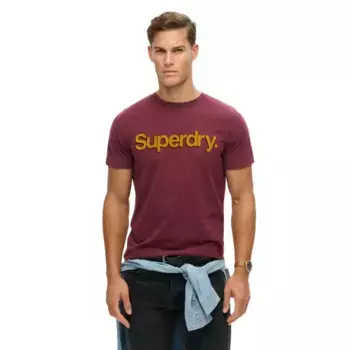 Футболка с коротким рукавом Superdry Classic Core Logo Shadow, красный