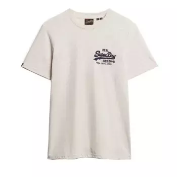 Футболка с коротким рукавом Superdry Classic Vl Graphic, бежевый