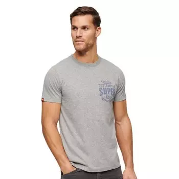 Футболка с коротким рукавом Superdry Copper Label Chest Graphic, серый