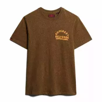 Футболка с коротким рукавом Superdry Copper Label Relaxed, коричневый