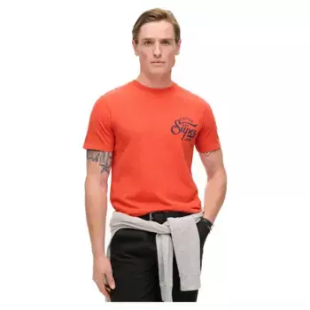 Футболка с коротким рукавом Superdry Copper Label Chest, оранжевый