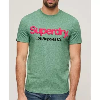 Футболка с коротким рукавом Superdry Core Logo Classic Washed, зеленый