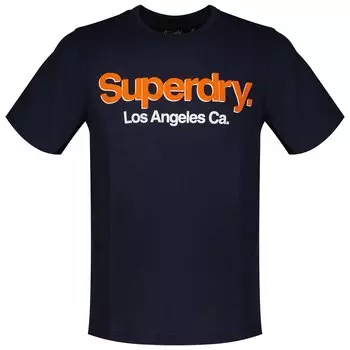 Футболка с коротким рукавом Superdry Core Logo Classic Washed, синий