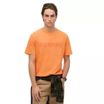 Футболка с коротким рукавом Superdry Core Logo City, оранжевый