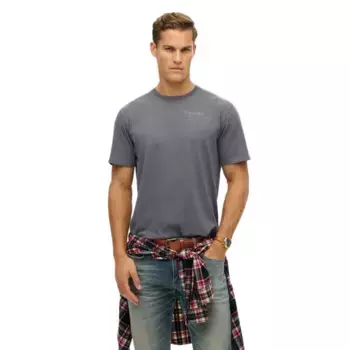 Футболка с коротким рукавом Superdry Core Logo City, серый