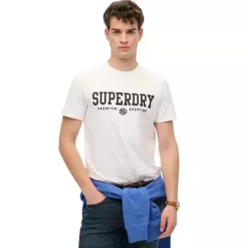 Футболка с коротким рукавом Superdry Core Sports, белый