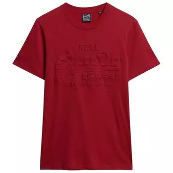 Футболка с коротким рукавом Superdry Embossed Vl, красный