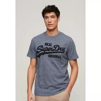 Футболка с коротким рукавом Superdry Embroidered Vl, серый