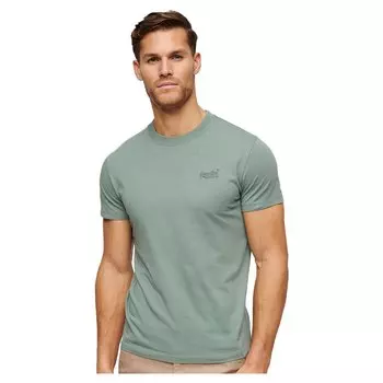 Футболка с коротким рукавом Superdry Essential Logo Embroidered Ub, зеленый
