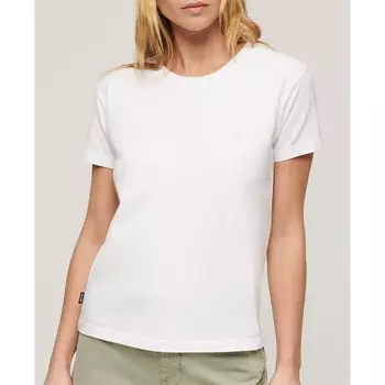 Футболка с коротким рукавом Superdry Essential Logo Fitted, белый