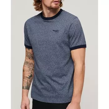 Футболка с коротким рукавом Superdry Essential Logo Ringer, серый