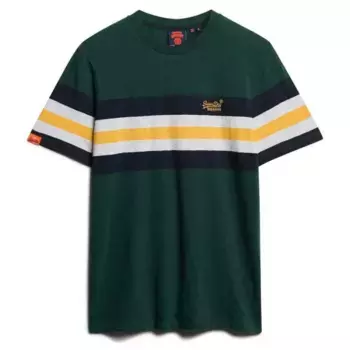 Футболка с коротким рукавом Superdry Essential Stripe, зеленый