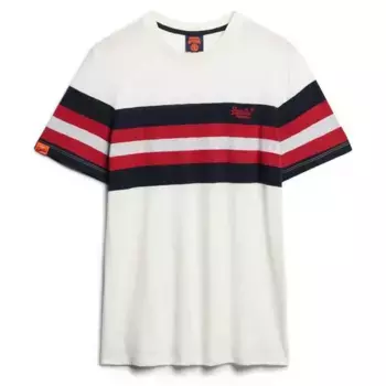 Футболка с коротким рукавом Superdry Essential Stripe, белый