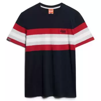 Футболка с коротким рукавом Superdry Essential Stripe, синий