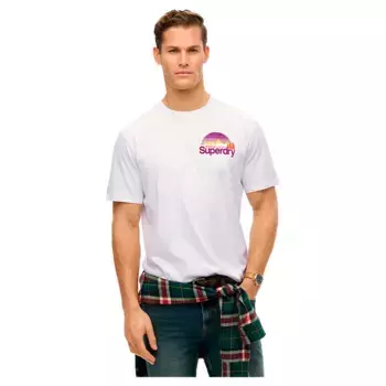 Футболка с коротким рукавом Superdry Great Outdoors, белый