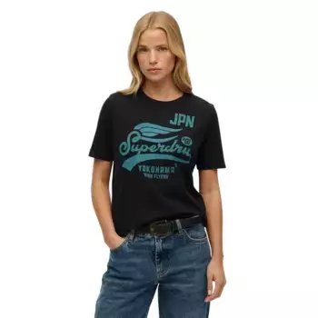 Футболка с коротким рукавом Superdry High Flyers, черный