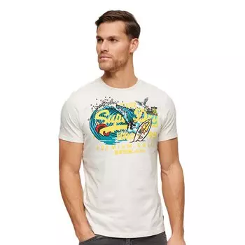 Футболка с коротким рукавом Superdry La Vl Graphic, белый