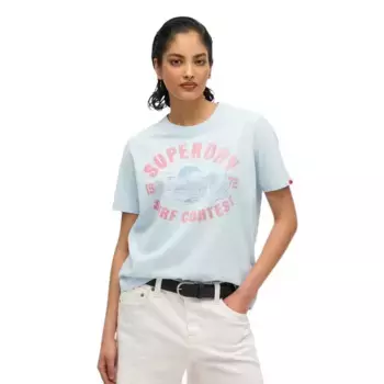 Футболка с коротким рукавом Superdry Lo-Fi Outdoor Relaxed, синий