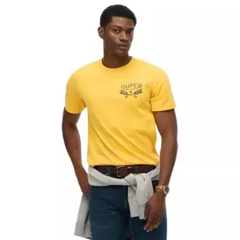 Футболка с коротким рукавом Superdry Lo-Fi Outdoors, желтый