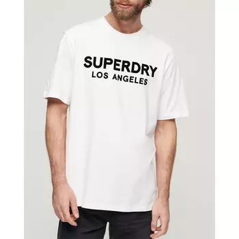 Футболка с коротким рукавом Superdry Luxury Sport Loose, белый