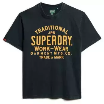 Футболка с коротким рукавом Superdry Machined Goods Workwear, синий