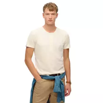Футболка с коротким рукавом Superdry Merchant Grandad, бежевый