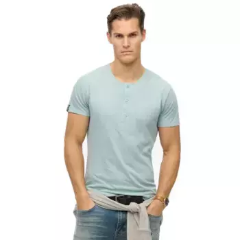 Футболка с коротким рукавом Superdry Merchant Grandad, синий
